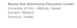 Mauna Kea Astronomy Education Center 