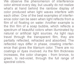 Colored Titanium Info